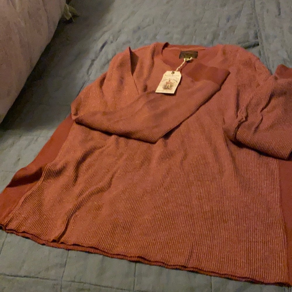 Lucky brand shirt waffle weave